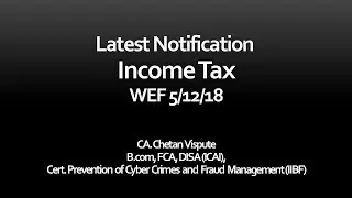 Latest Income Tax Notification: changes in Rule 114. By CA Chetan Vispute