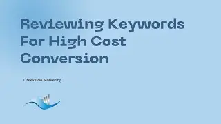 Reviewing Keywords For High Cost Conversion    Google Ads Management   Keywords