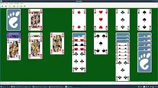 AisleRiot Solitaire - Klondike [Linux Longplay] (2023) {Lubuntu}