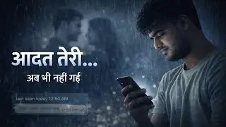आदत तेरी&hellip;| Aadat Teri (Still Hurts)💔| #SadHindi Song | Emotional #LoveSong Hindi Song 2026 #shorts 