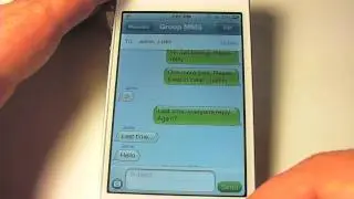 How to enable group messaging on the iPhone