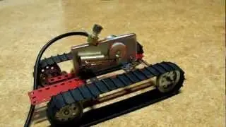 Oscillating cylinder steam engine