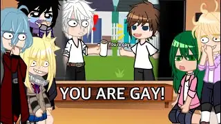 Pro heroes, LOV and Parents react to &ldquo; Logically speaking you are gay! &ldquo; mha/bnha || Gacha Club ||