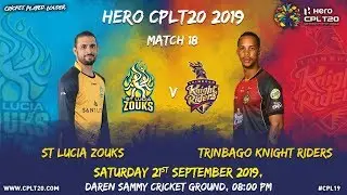 Match 18 Highlights | #SLZvTKR | #CPL19