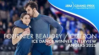 They are back! | Fournier Beaudry / Cizeron (FRA) | Ice Dance Winner | #GPFigure France 2025