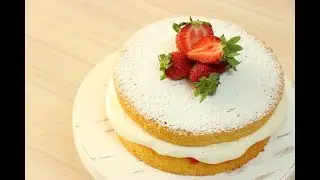 Бисквит Королевы Виктории (Бисквит Виктория)✧Classic Victoria sandwich recipe ✧ Vitoria Keki Tarifi