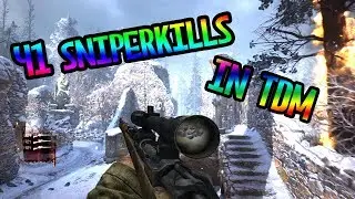 41 Kills in TDM w Sniper?!?! ( BO2 & WWII) | @FRZY_X