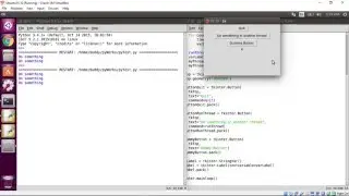 Python example of using Thread