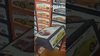 Alpha Model kits #modelkits #124scale #buildcar #modelscale