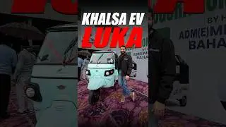Khalsa EV's New Luka Three-Wheeler Electric Auto Review in 1 minute⚡🔥 |  Price ?  #91trucks