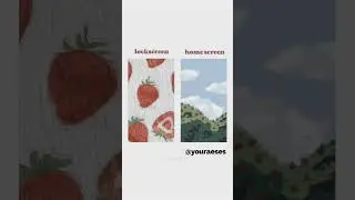 Lock and home screen ideas✨ #shorts #wallpaper #aesthetic #fypシ