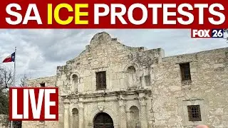 LIVE: San Antonio ICE protest - Take Back the Alamo | FOX 26 Houston