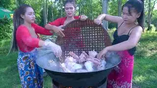 Asian Girls (cow) Bone Marrow Cooking Spicy Recipe #cooking #food #mukbang #bonemarrow #viral