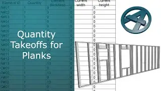 Quantity Takeoffs for Planks in ArchiFrame