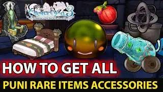 How To Get All Puni Rare Items (Accessories)  Full Guide - Atelier Ryza 3