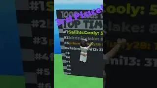 3rd place yayyayayay #roblox #long #hardwork #wallhop #fall