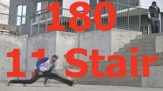 ROBBED Fs 180 11 Stair! Crazy Split Slam!!