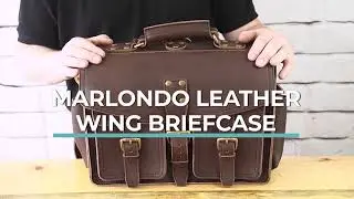 Обзор кожаного портфеля Marlondo Wing (сумка-мессенджер из темно-коричневой кожи, 14 дюймов)
