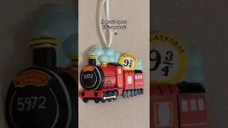 Hogwarts express train ornament: part of my recent mini Harry Potter ornament haul! ⚡️🚂 #shorts