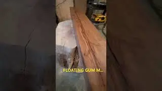 Today in the shop floating gum mantle ready for pick up. #woodscraft #woodworking #wood #tools #fyp