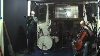 Rob Hirst with Charlie McMahon and Anatoli, filmed by Martin Eley.