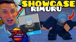 😱SHOWCASE CHAMPION RIMURU EN ANIME FIGHTING SIMULATOR ENDLESS ROBLOX