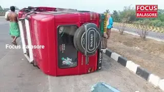 Road accident at Nalbahar Square on National Highway 60 । Focus Balasore