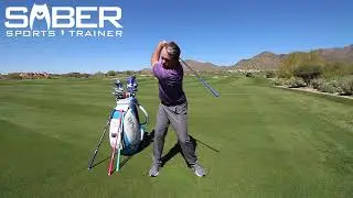 Saber Golf Technique Drill: Best Backswing Length by Craig Hocknull award winning coach and player.