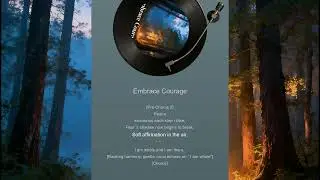 GrantWish - Embrace Courage | 528Hz Female Vocal Song 🦁| Gentle Inner Strength