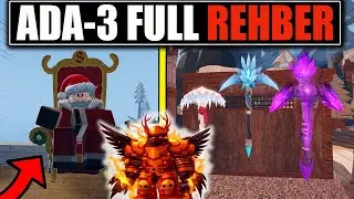 Ada 3'e Nasıl Gidilir, Hangi Kazma Alınır, Tüm Görevler | Roblox The Forge