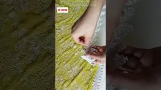 Moti वाली Lace लगाने का आसान तरीका#lace #trendinglace #motilace #trending #viral