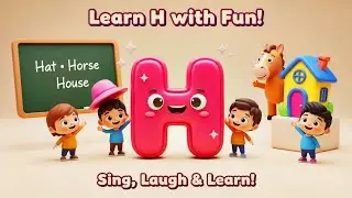 Learn Letter H with Fun | Kids Poem & 3D Disney-Style Animation