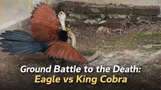 Ground Battle to the Death: Eagle vs King Cobra 