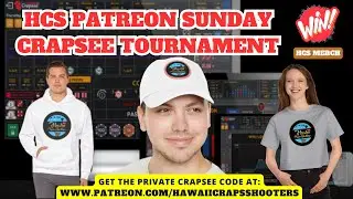 (Vertical View for Mobile) Play Live against other Patreon Craps Players with your own $4K Bankroll.