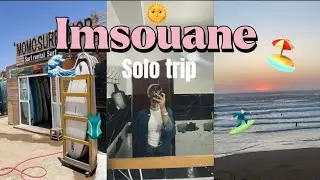 Imsouane solo trip 🏄🏻‍♀️🌊🏖️