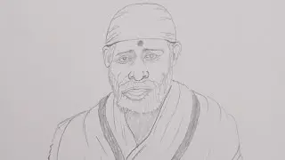 Sai baba sketch 🤍 easy