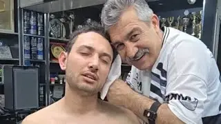 YOUR ASMR SLEEP FRIEND MUNUR ONKAN .HAIR AND BEARD TRIMMING, BACK AND SEAT MASSAGE AND SKIN CARE
