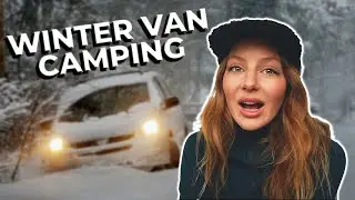 WINTER VAN LIFE in -25&deg;?! DEATHLY COLD... skiing the Powder Highway Ep. 2
