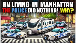 Living in a Travel Trailer on the Streets of Manhattan - This Couple Does it Right! #rvlife #nyc