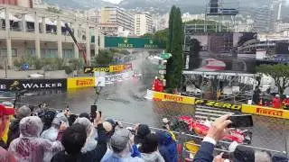 2016 Formula 1 Monaco Grand Prix - Lap 1 - Anthony Noghes - Tribune V
