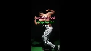 Unbalanced vegetarian plate #vegetarianfood #dietplan #healthybody #foodanalysis