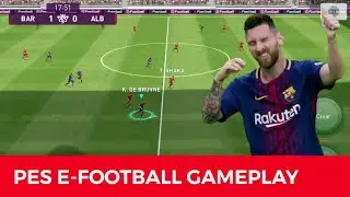 PES E-FOOTBALL gameplay on iPhone 7 Plus