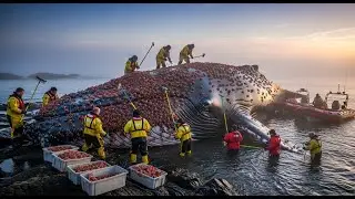 Unbelievable! Rescue Team Saves Giant Whale Completely Covered in Crabs #rescue #whalerescue