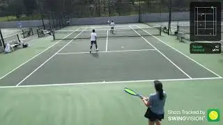 2/20/2026 mixed practice Lizzy/Musashi v Yvonne/Kevin 4-6 0-4
