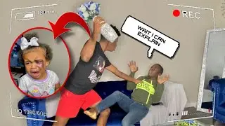 GAVE MY STEP DAUGHTER A BLACK EYE TO SEE MY BOYFRIENDS REACTION **BAD IDEA**