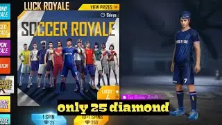 New Soccer Royal In Free Fire // Jersey Royal Spinning // I got a rear item in Jersey Royal .