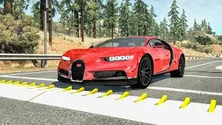 Spike Strip High Speed Crashes #45 – BeamNG Drive | CrashBoomPunk