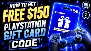 How to Get FREE $150 PlayStation Gift Card Code (PS5/PS4) – Redeem Codes