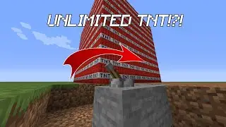 UNLIMITED TNT with DUPER in Minecraft