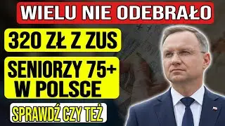 Większość polskich senior&oacute;w 75+ nie odebrała 320 zł premii z ZUS